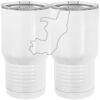 20 oz. Tall Stainless Steel Vacuum Insulated Tumbler White Thumbnail