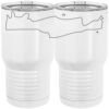 20 oz. Tall Stainless Steel Vacuum Insulated Tumbler White Thumbnail