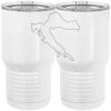 20 oz. Tall Stainless Steel Vacuum Insulated Tumbler White Thumbnail