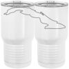 20 oz. Tall Stainless Steel Vacuum Insulated Tumbler White Thumbnail