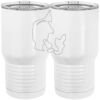 20 oz. Tall Stainless Steel Vacuum Insulated Tumbler White Thumbnail