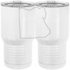 20 oz. Tall Stainless Steel Vacuum Insulated Tumbler White Thumbnail