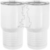 20 oz. Tall Stainless Steel Vacuum Insulated Tumbler White Thumbnail