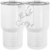 20 oz. Tall Stainless Steel Vacuum Insulated Tumbler White Thumbnail