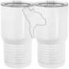 20 oz. Tall Stainless Steel Vacuum Insulated Tumbler White Thumbnail