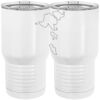 20 oz. Tall Stainless Steel Vacuum Insulated Tumbler White Thumbnail
