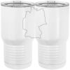 20 oz. Tall Stainless Steel Vacuum Insulated Tumbler White Thumbnail