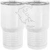 20 oz. Tall Stainless Steel Vacuum Insulated Tumbler White Thumbnail