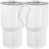 20 oz. Tall Stainless Steel Vacuum Insulated Tumbler White Thumbnail