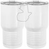 20 oz. Tall Stainless Steel Vacuum Insulated Tumbler White Thumbnail