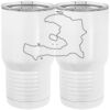 20 oz. Tall Stainless Steel Vacuum Insulated Tumbler White Thumbnail