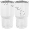 20 oz. Tall Stainless Steel Vacuum Insulated Tumbler White Thumbnail