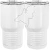 20 oz. Tall Stainless Steel Vacuum Insulated Tumbler White Thumbnail