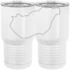 20 oz. Tall Stainless Steel Vacuum Insulated Tumbler White Thumbnail