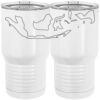 20 oz. Tall Stainless Steel Vacuum Insulated Tumbler White Thumbnail