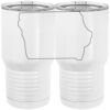20 oz. Tall Stainless Steel Vacuum Insulated Tumbler White Thumbnail