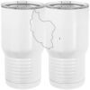 20 oz. Tall Stainless Steel Vacuum Insulated Tumbler White Thumbnail