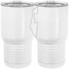 20 oz. Tall Stainless Steel Vacuum Insulated Tumbler White Thumbnail
