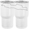 20 oz. Tall Stainless Steel Vacuum Insulated Tumbler White Thumbnail