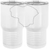 20 oz. Tall Stainless Steel Vacuum Insulated Tumbler White Thumbnail