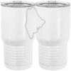 20 oz. Tall Stainless Steel Vacuum Insulated Tumbler White Thumbnail