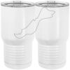 20 oz. Tall Stainless Steel Vacuum Insulated Tumbler White Thumbnail
