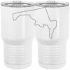20 oz. Tall Stainless Steel Vacuum Insulated Tumbler White Thumbnail