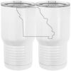 20 oz. Tall Stainless Steel Vacuum Insulated Tumbler White Thumbnail