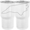 20 oz. Tall Stainless Steel Vacuum Insulated Tumbler White Thumbnail