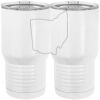 20 oz. Tall Stainless Steel Vacuum Insulated Tumbler White Thumbnail