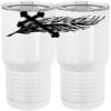 20 oz. Tall Stainless Steel Vacuum Insulated Tumbler White Thumbnail