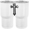 20 oz. Tall Stainless Steel Vacuum Insulated Tumbler White Thumbnail