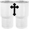 20 oz. Tall Stainless Steel Vacuum Insulated Tumbler White Thumbnail