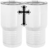 20 oz. Tall Stainless Steel Vacuum Insulated Tumbler White Thumbnail