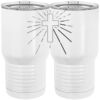 20 oz. Tall Stainless Steel Vacuum Insulated Tumbler White Thumbnail