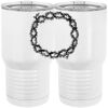 20 oz. Tall Stainless Steel Vacuum Insulated Tumbler White Thumbnail