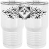 20 oz. Tall Stainless Steel Vacuum Insulated Tumbler White Thumbnail