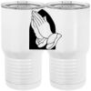 20 oz. Tall Stainless Steel Vacuum Insulated Tumbler White Thumbnail