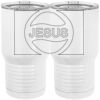 20 oz. Tall Stainless Steel Vacuum Insulated Tumbler White Thumbnail