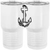 20 oz. Tall Stainless Steel Vacuum Insulated Tumbler White Thumbnail