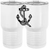 20 oz. Tall Stainless Steel Vacuum Insulated Tumbler White Thumbnail