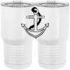 20 oz. Tall Stainless Steel Vacuum Insulated Tumbler White Thumbnail