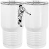 20 oz. Tall Stainless Steel Vacuum Insulated Tumbler White Thumbnail