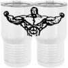 20 oz. Tall Stainless Steel Vacuum Insulated Tumbler White Thumbnail