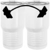 20 oz. Tall Stainless Steel Vacuum Insulated Tumbler White Thumbnail