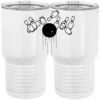 20 oz. Tall Stainless Steel Vacuum Insulated Tumbler White Thumbnail