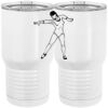 20 oz. Tall Stainless Steel Vacuum Insulated Tumbler White Thumbnail