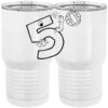 20 oz. Tall Stainless Steel Vacuum Insulated Tumbler White Thumbnail