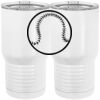 20 oz. Tall Stainless Steel Vacuum Insulated Tumbler White Thumbnail