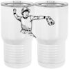 20 oz. Tall Stainless Steel Vacuum Insulated Tumbler White Thumbnail
